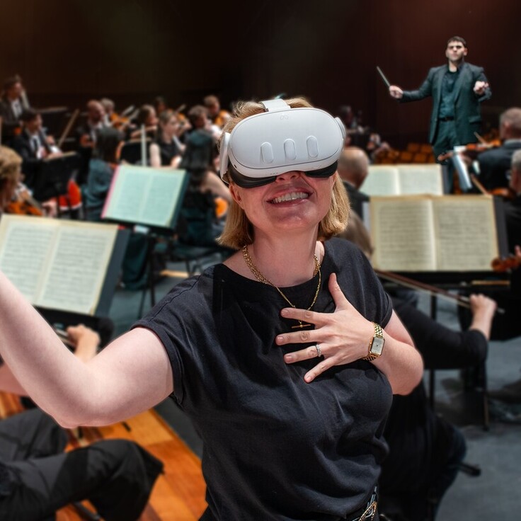 Concerts of the Future will have its UK premiere in the summer at the Edinburgh Fringe, changing the game for what live theatre and classical concerts can be as audience members use VR to play within a full-scale orchestra